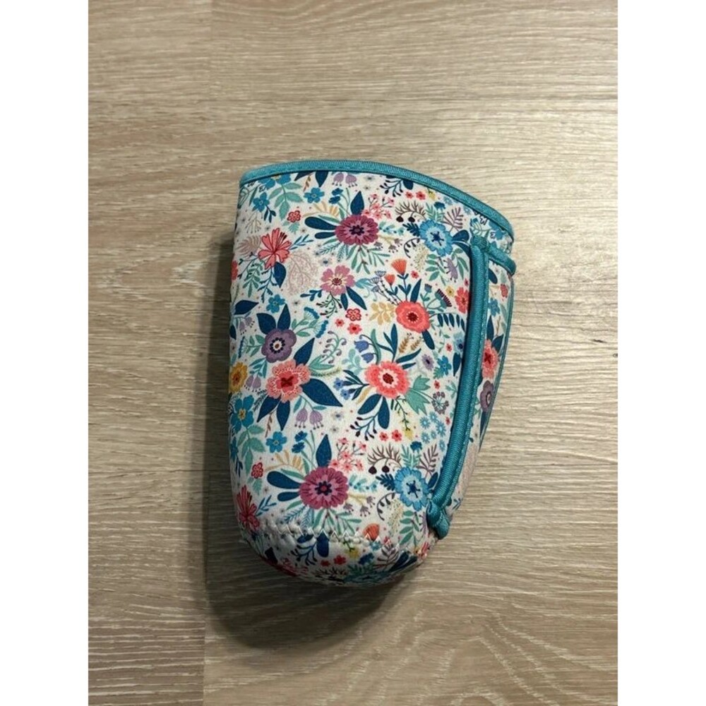 Floral Insulated Medium Cup Sleeve with Handle
